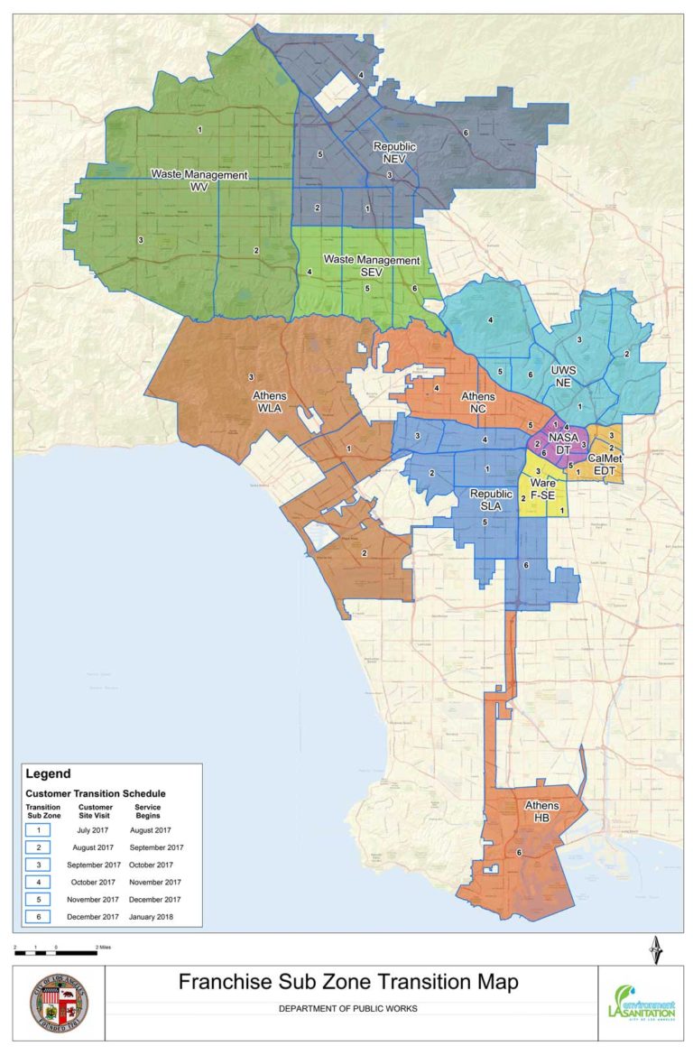 Franchise Sub Zone Transition Map