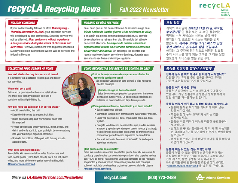 RecycLA Newsletter Q4 2022 Web thumbnail